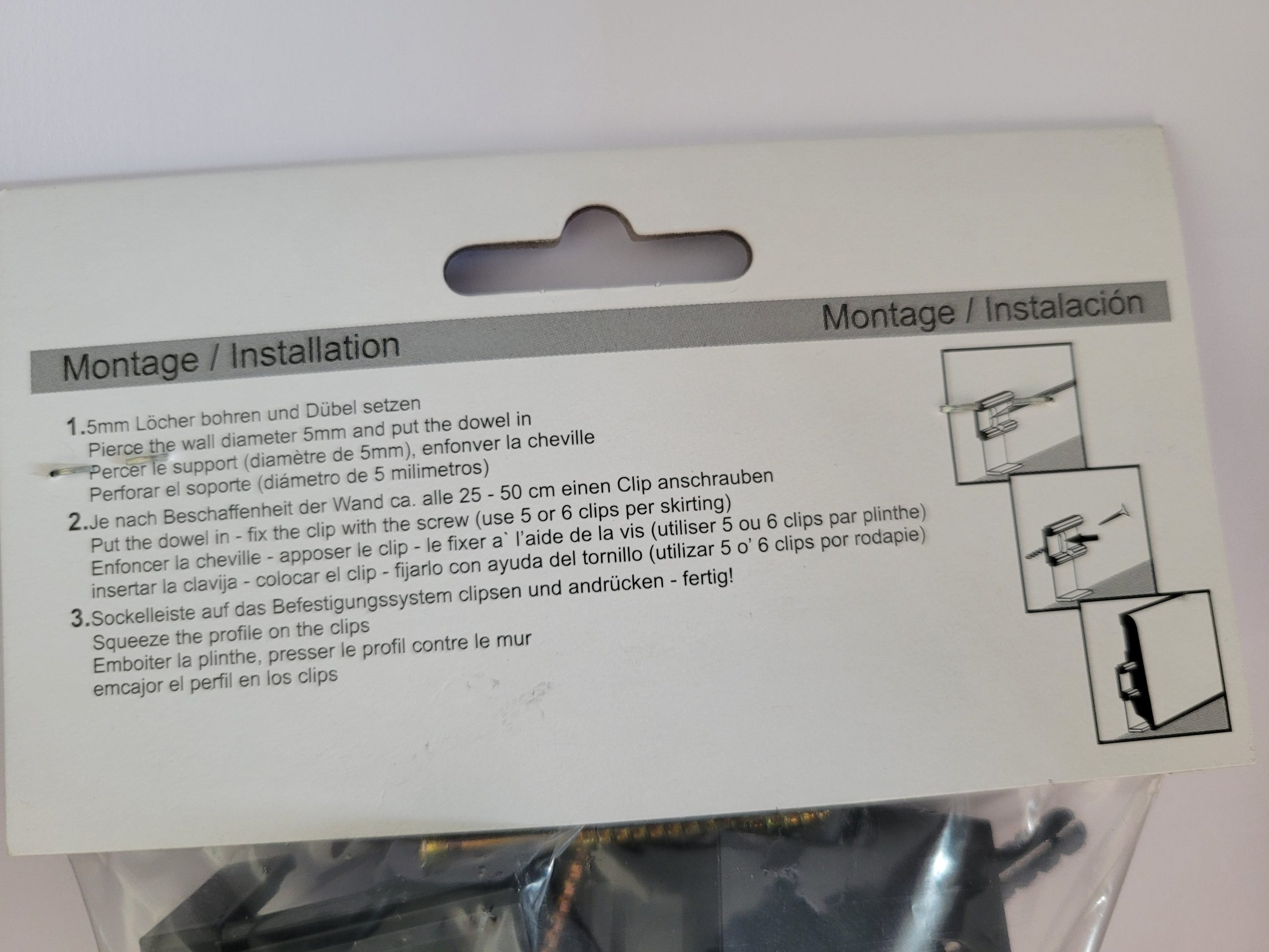 30 clips fixation plinthes alsaflooring