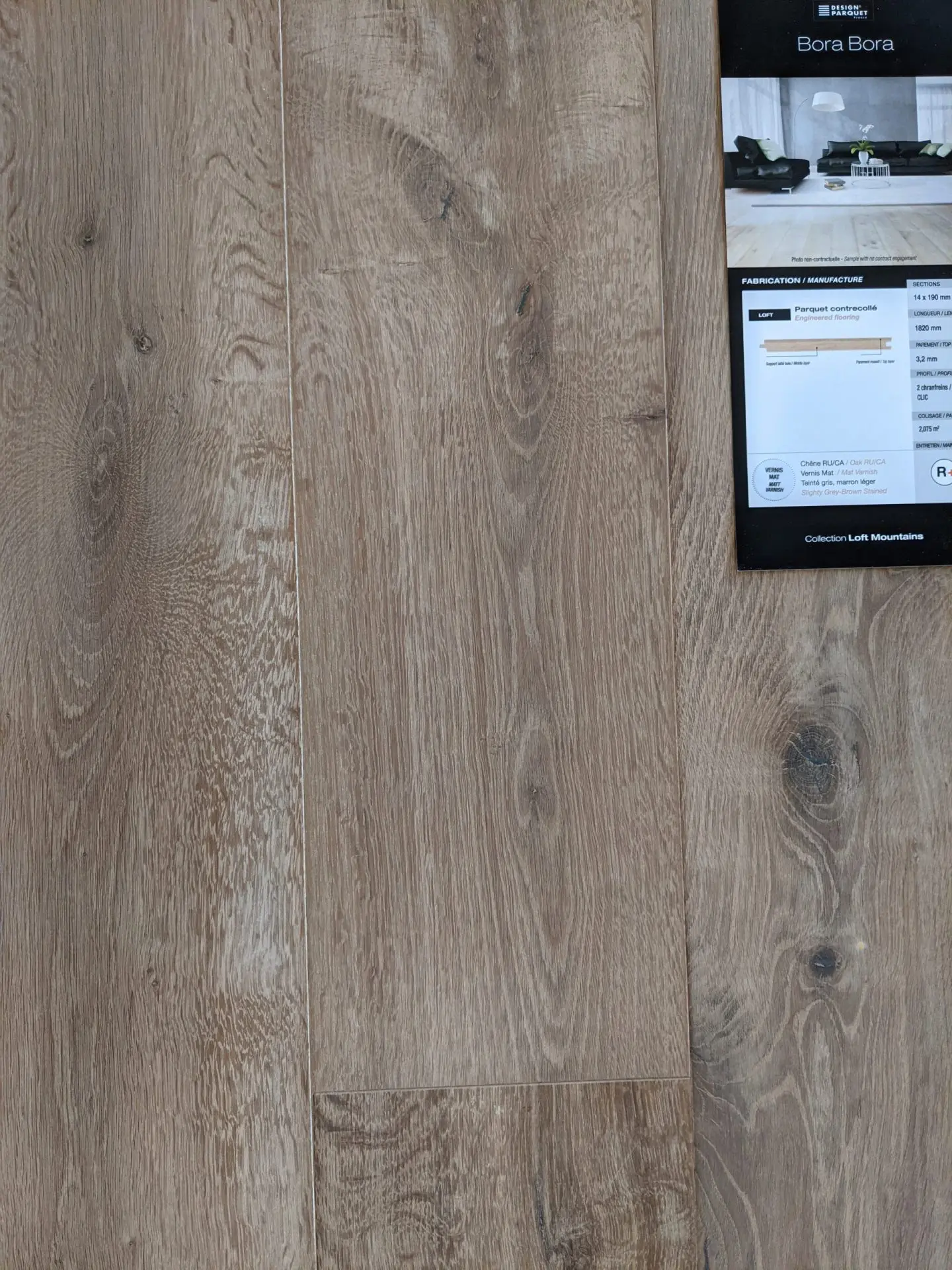 PARQUET LOFT PRO BORA BORA 190 DESIGN PARQUET