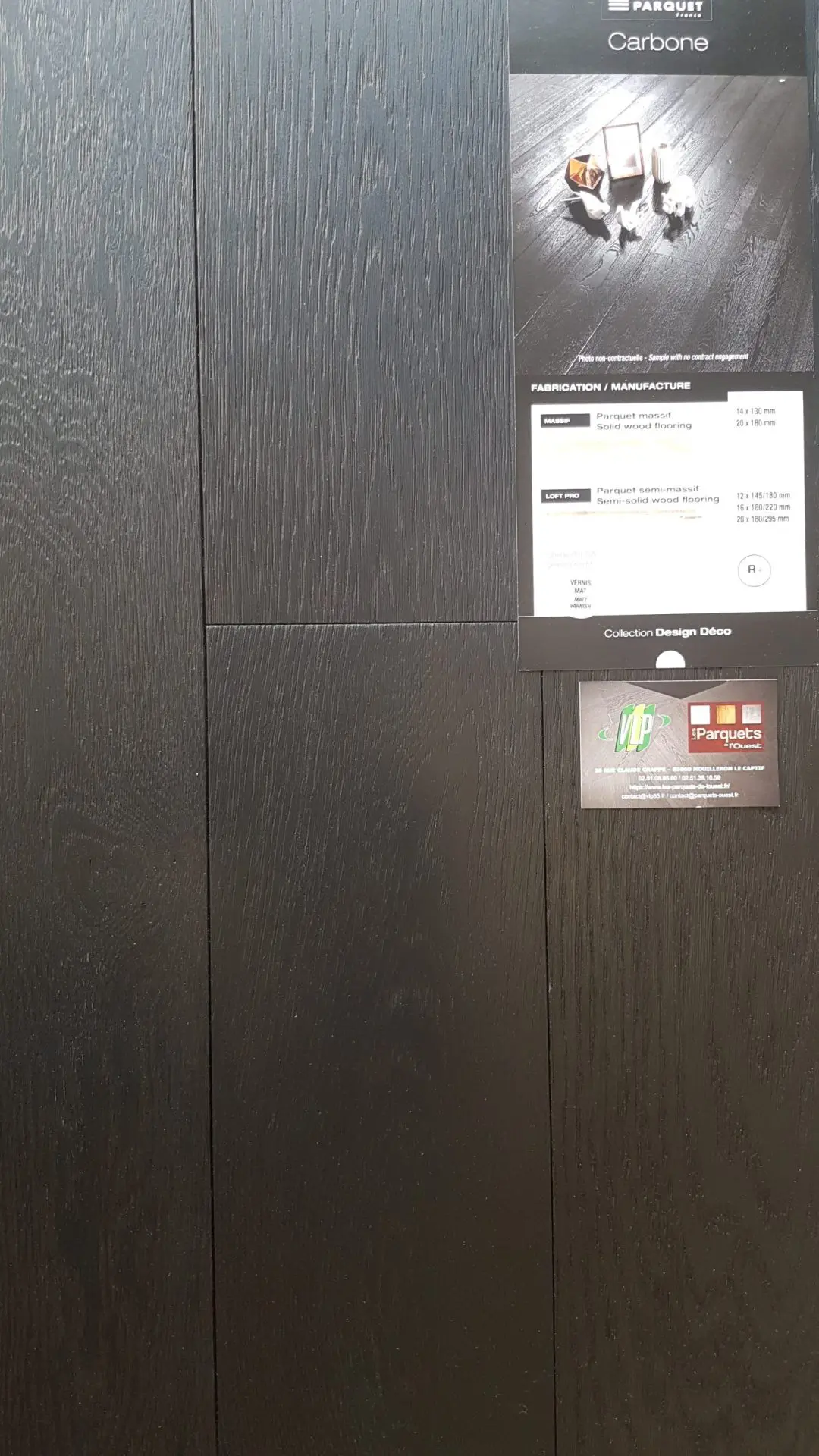 PARQUET LOFT PRO CHENE CARBONE 145 DESIGN PARQUET