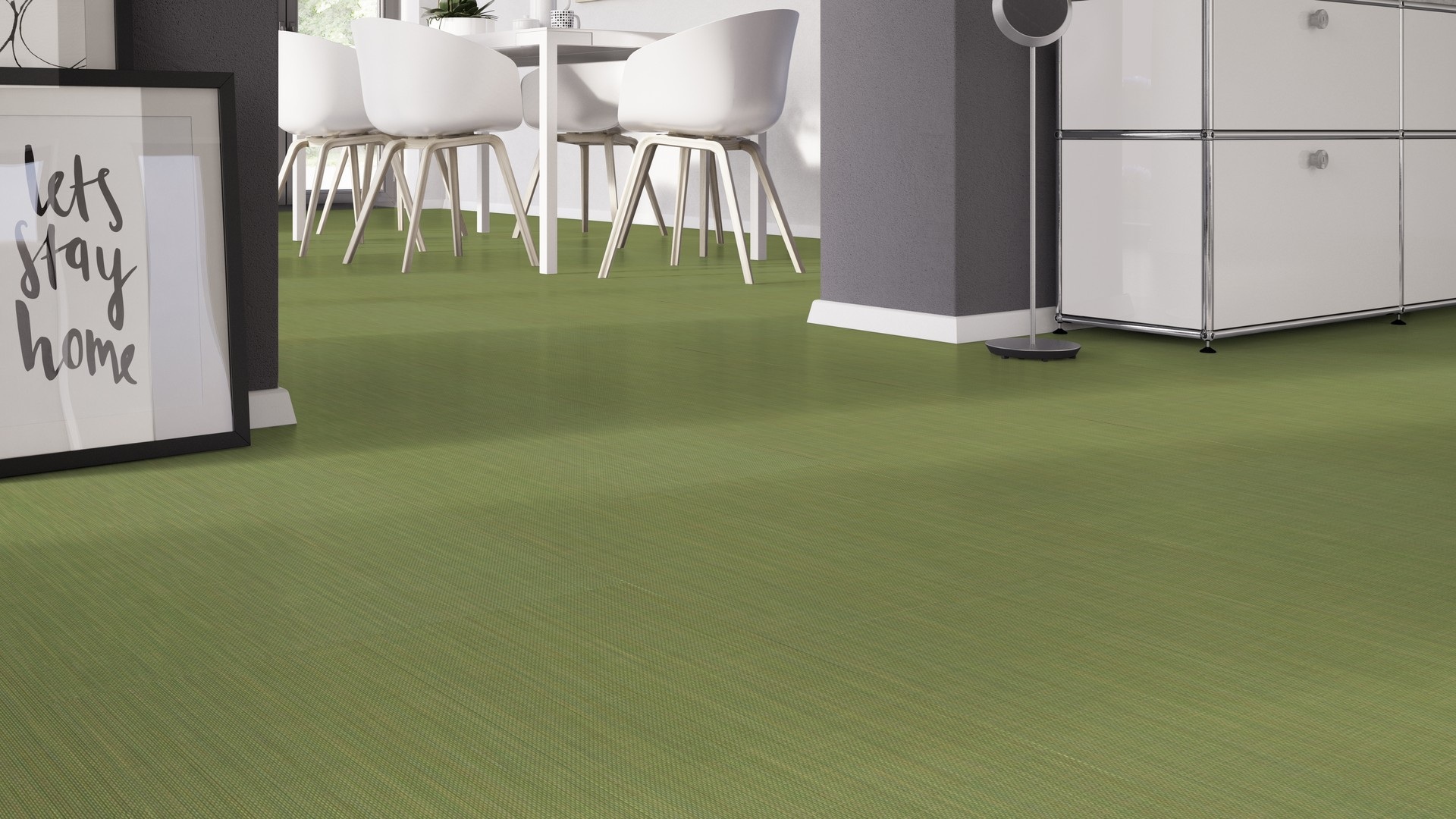 LOOM+ FT2004 ONEFLOR KNIT GREEN PVC tissé A COLLER