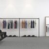 LOOM+ FT2008 Knit Light Grey PVC Tissé à coller ONEFLOR