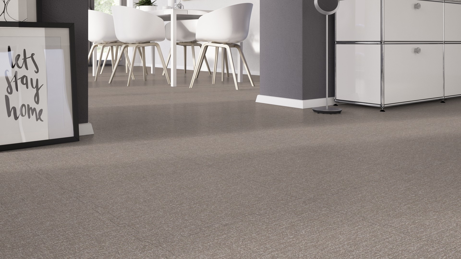 LOOM+LOCK ONEFLOR MELANGE BEIGE pvc tissé en queu d'arronde