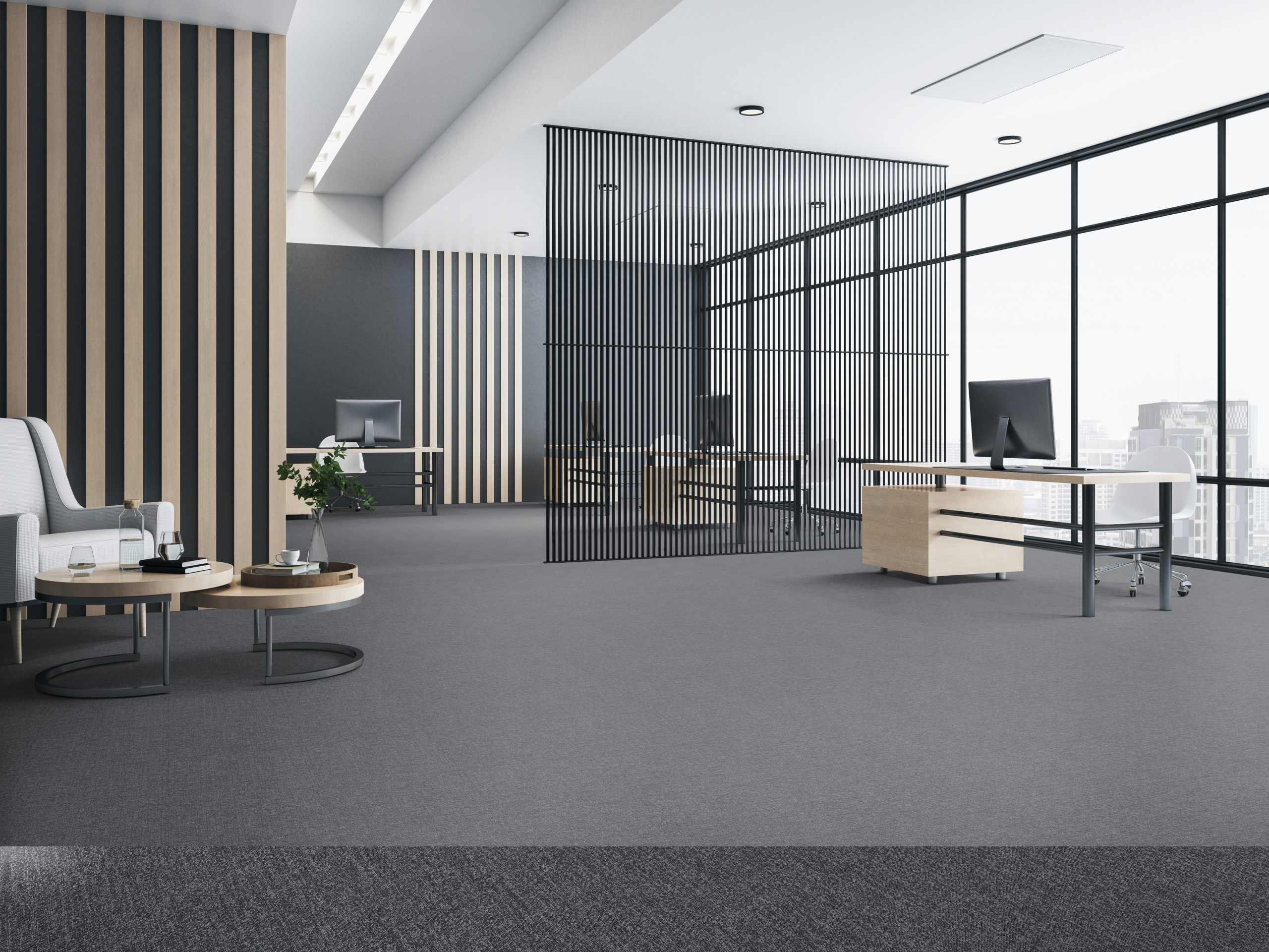 LOOM+LOCK ONEFLOR MELANGE BLACK pvc puzzle SOL PVC OFO-2606 LOOM+ LOCK MELANGE BLACK ONEFLOR