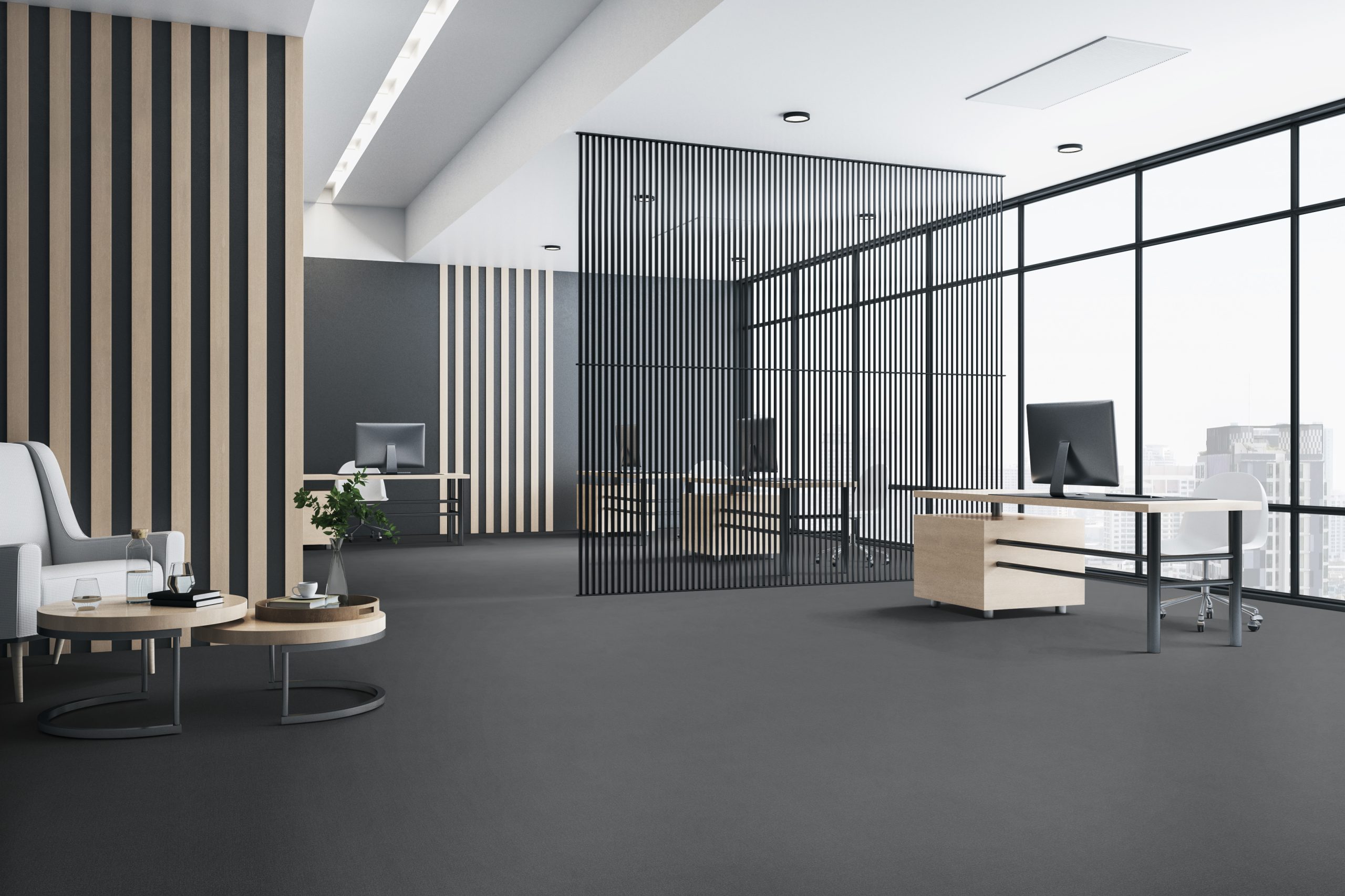 LOOM+LOCK ONEFLOR Melange Carbone pvc tissé OFO 2616