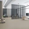 sol pvc tissé LOOM+LOCK ONEFLOR Melange Mid Beige pvc puzzle OFO 2613