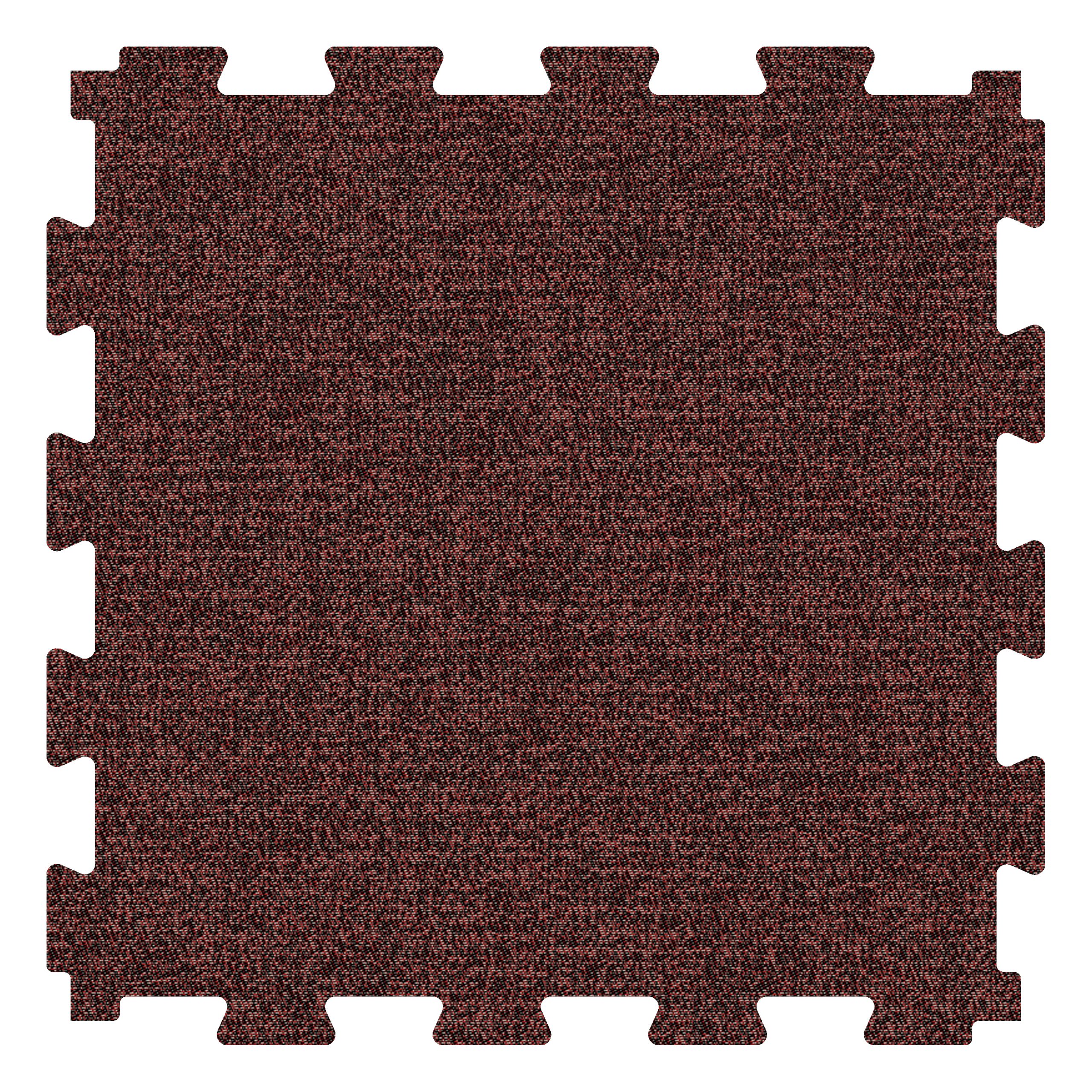 sol pvc tissé LOOM+LOCK ONEFLOR Melange Red pvc tissé puzzle OFO 2615